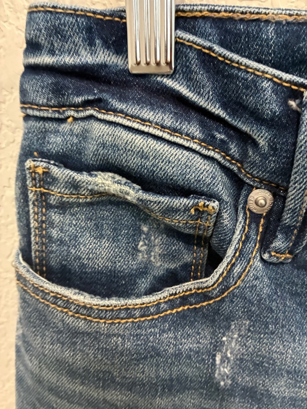 Dear John Women's Flare Jeans in Medium Blue Wash - Picture 3 of 10